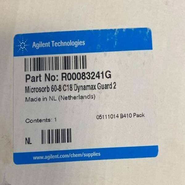 Agilent HPLC Column Microsorb 60-8 C18 Dynamax Sealed Package LC/MS/GC Agilent