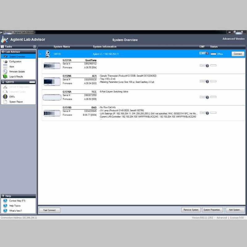 Agilent Lab Advisor B.02.11 and Waters Wyatt Astra7.3.0.11 on Win7 Lenovo PC Life Sciences Trading