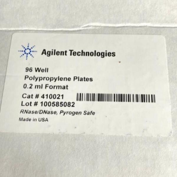 Agilent Microplate No Skirt 96 Well 20 Plates Lab Consumables::Storage and Culture Plates Agilent