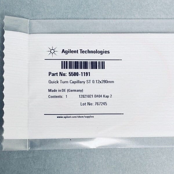 Agilent Quick Turn Capillary Stainless Steel 0.12 x 280 mm LC/MS/GC Agilent