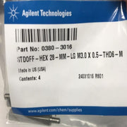 Agilent Standoff M3 x 28 mm Hex Tool for Installing Interface Board LC/MS/GC Agilent