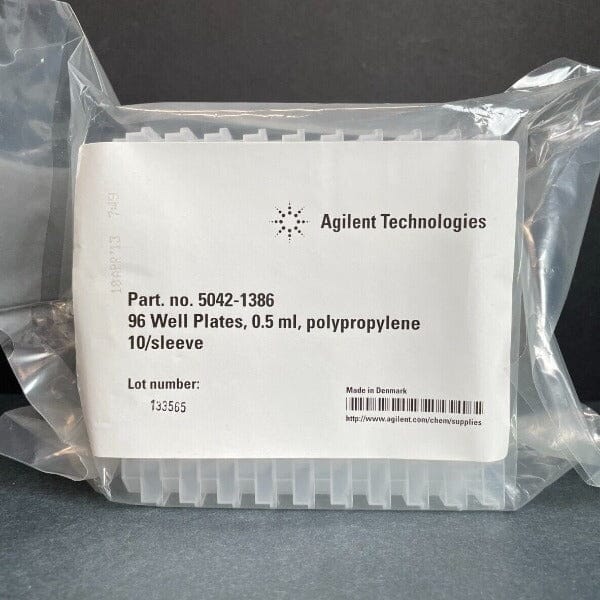 Agilent Technologies Microplate 96 Well 0.5 ml PP Pack of 10 Plates Lab Consumables::Storage and Culture Plates Agilent