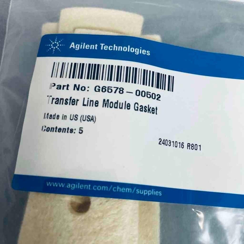 Agilent Transfer Line Module Gasket for Series 6890/7890 GC Systems Pack of 5 Gaskets LC/MS/GC Agilent
