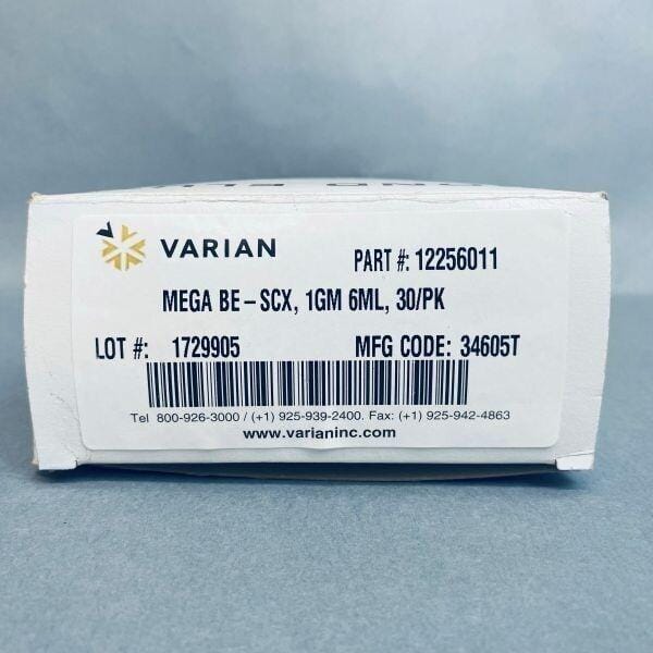 Agilent Varian Mega BE-SCX Column 1 g / 6 ml 40 um Pack of 29 Columns Chromatography Columns & Reservoirs Agilent