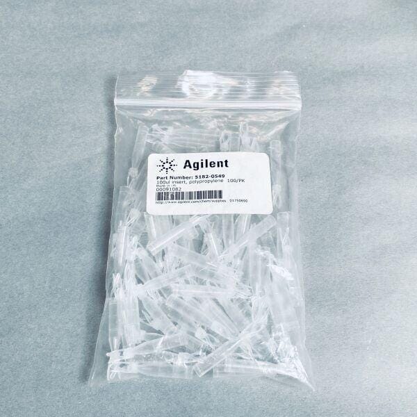 Agilent Vial Insert 100 ul Total of 70 Inserts Vials Agilent