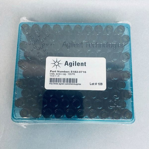 Agilent Vials 2 ml Amber 12 mm Screw Top 12 x 32 mm 6 Packs of 100 Vials Vials Agilent