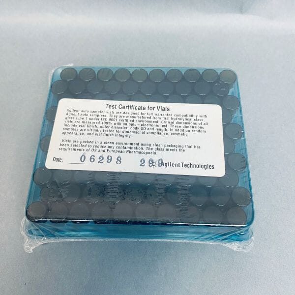 Agilent Vials 2 ml Amber 12 mm Screw Top 12 x 32 mm 6 Packs of 100 Vials Vials Agilent