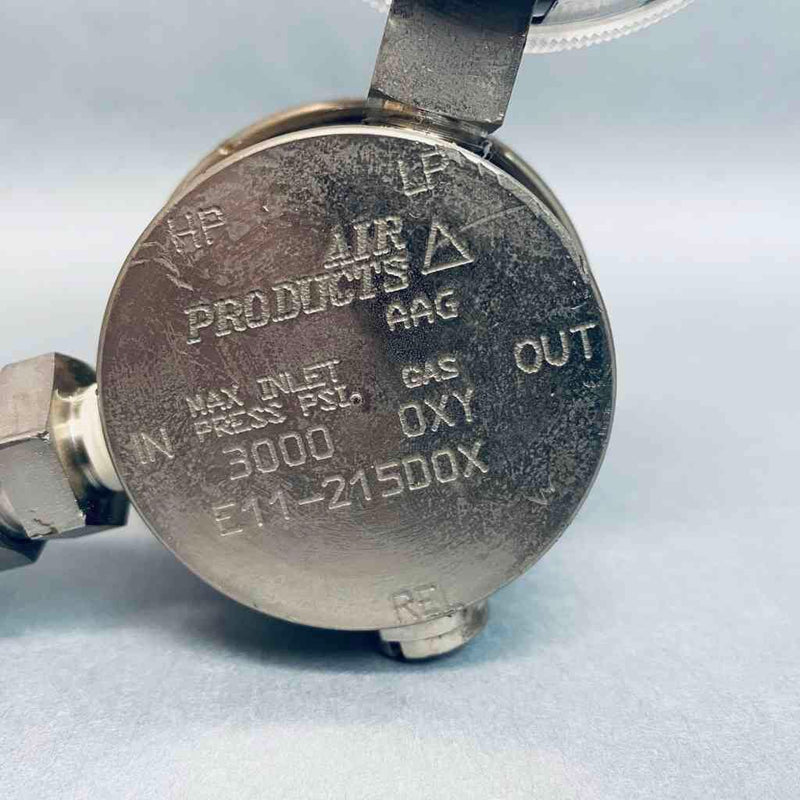 Air Products Oxygen Gas Regulator with 1 Pressure Gauge 3000 PSI Air Pressure Regulators Air Products