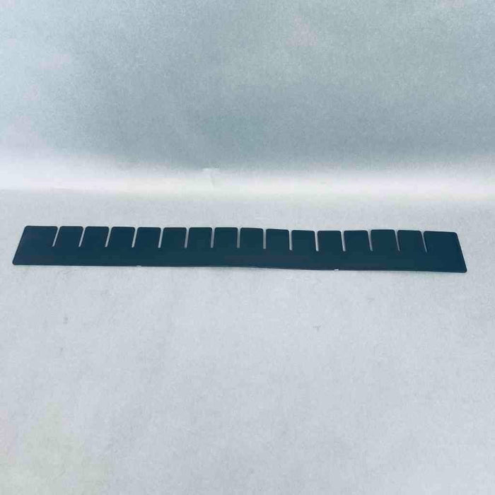 Akro-Mils Plastic Bin Separator Long Black 20.75 x 2.25 in. Pack of 12 Dividers Bins & Cabinets Akro-Mils
