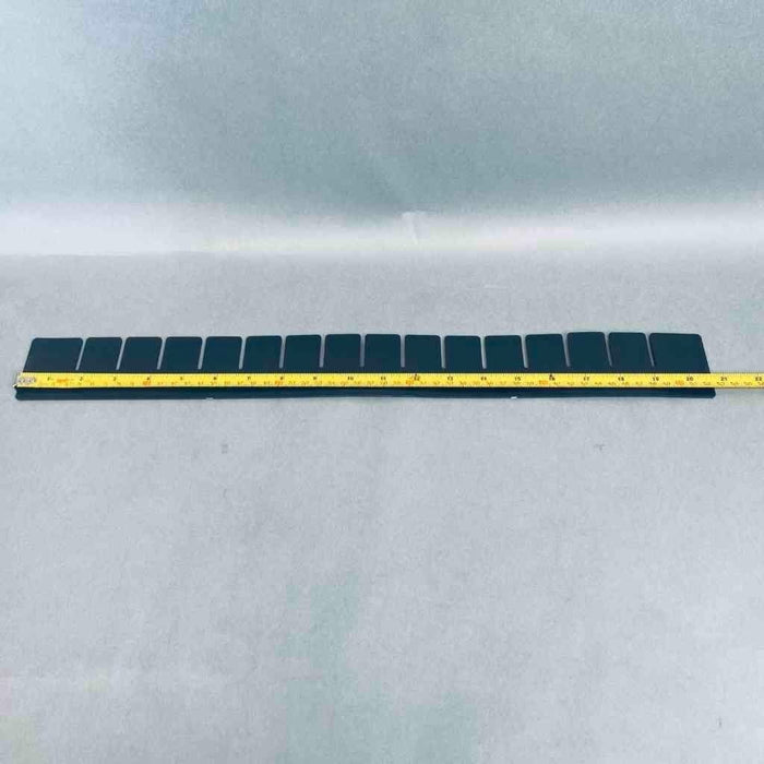 Akro-Mils Plastic Bin Separator Long Black 20.75 x 2.25 in. Pack of 12 Dividers Bins & Cabinets Akro-Mils