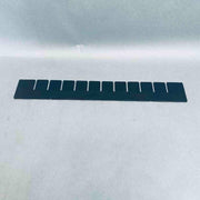 Akro-Mils Plastic Bin Separator Short Black 15.75 x 2.25 in. Pack of 12 Dividers Bins & Cabinets Akro-Mils