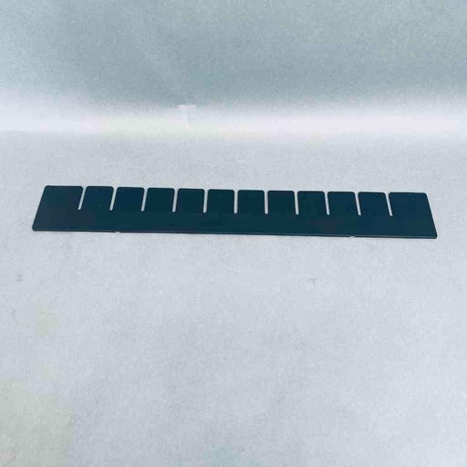 Akro-Mils Plastic Bin Separator Short Black 15.75 x 2.25 in. Pack of 12 Dividers Bins & Cabinets Akro-Mils