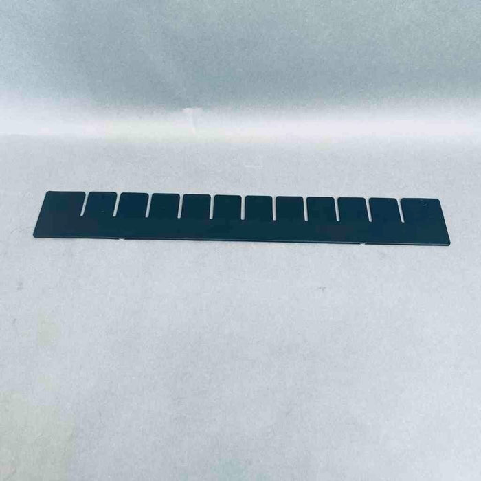 Akro-Mils Plastic Bin Separator Short Black 15.75 x 2.25 in. Pack of 12 Dividers Bins & Cabinets Akro-Mils