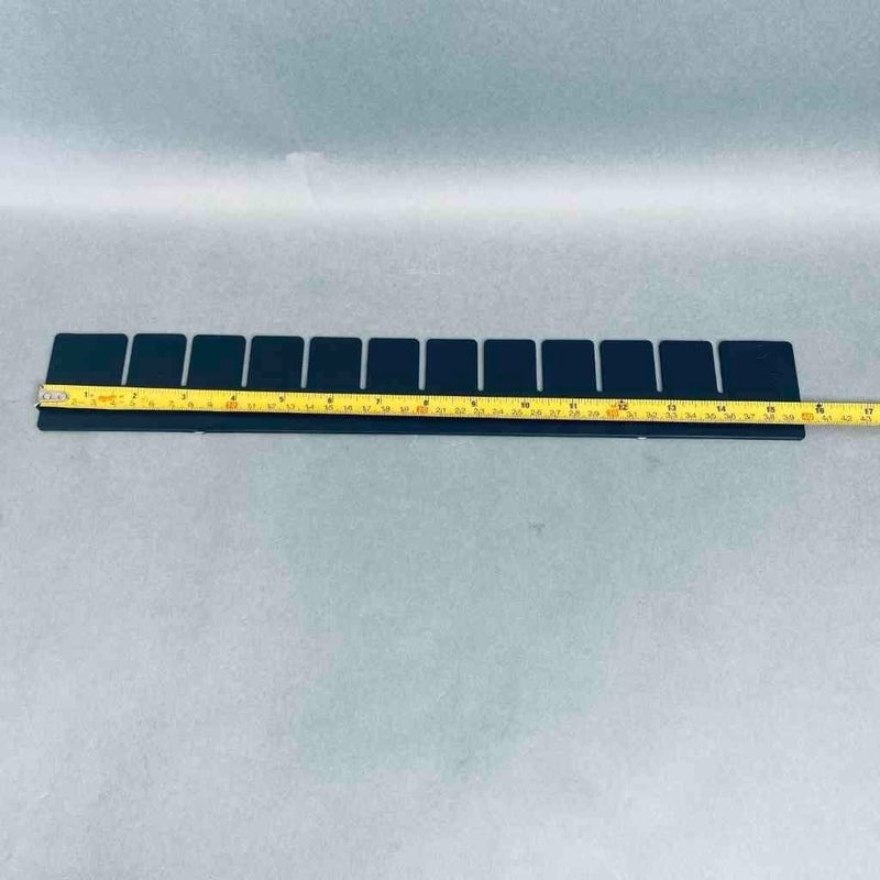 Akro-Mils Plastic Bin Separator Short Black 15.75 x 2.25 in. Pack of 12 Dividers Bins & Cabinets Akro-Mils