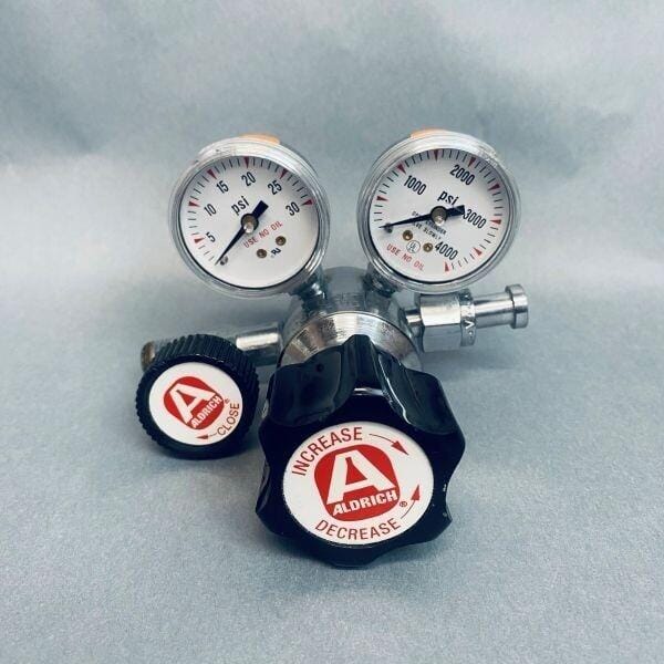 Aldrich Compressed Gas Regulator for Inert Gas 3000 Psig Air Pressure Regulators Aldrich