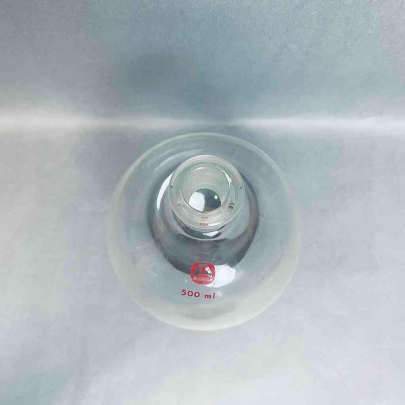 Aldrich Single Neck Round Bottom Flask 500 ml Heavy Wall 14/20 STJ Jointed Glassware Aldrich
