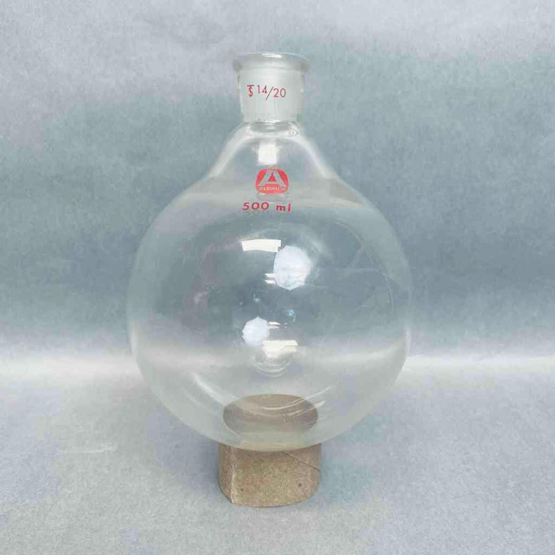 Aldrich Single Neck Round Bottom Flask 500 ml Heavy Wall 14/20 STJ Jointed Glassware Aldrich