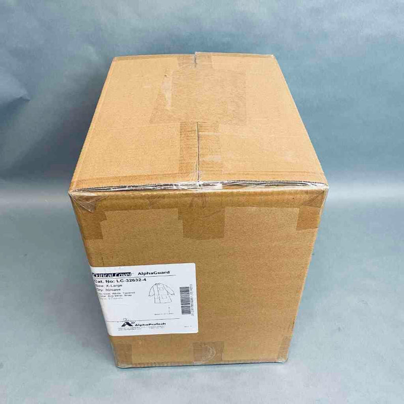 Alpha Protech AlphaGuard Lab Coat SMS X-Large Knit Cuff Case of 30 Coats PPE Alpha ProTech