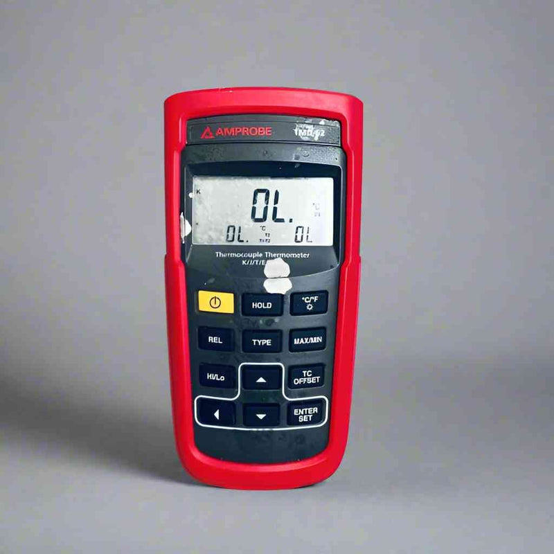 AMPROBE TMD-52 Thermocouple Thermometer Compatible with K,J,T, and E Type Thermocouple Thermometers & Probes Amprobe