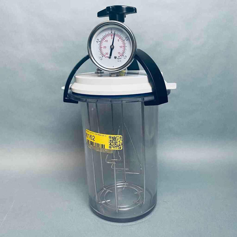 Anaerobic Jar 3.5 L with White Lid, Clamp, Insert, and Pressure Gauge Bioreactors & Fermenters VWR