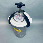 Anaerobic Jar 3.5 L with White Lid, Clamp, Insert, and Pressure Gauge Bioreactors & Fermenters VWR