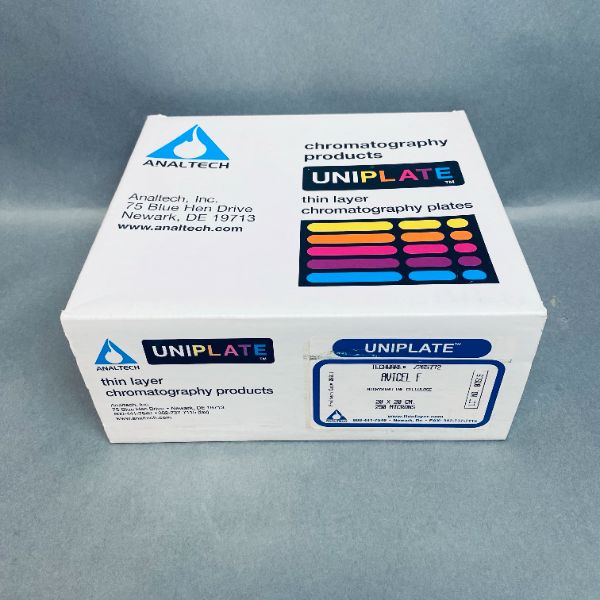 Analtech AvicelF Uniplate Glass Plates Micrystaline Cellulose 20 x 20 Pack of 25 Chromatography Columns & Reservoirs Analtech