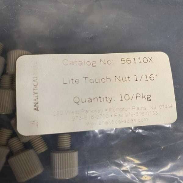 Analytical Flangeless Short Nut for 1/16 in. OD Tubing 20 Nuts Other Medical & Lab Equipment Analytical Sales and Services