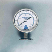 Anderson Pressure Gauge 60 Psi 90 mm Display 2 Inch Tri-Clamp Connection Air Pressure Gauges Anderson
