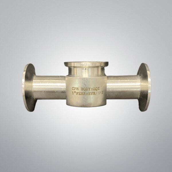 Anderson Straight Tee Adapter 3/4 in Line Size 2 in Tri-Clamp Lab Equipment::Pumps, Pump Access. & Tubing Anderson