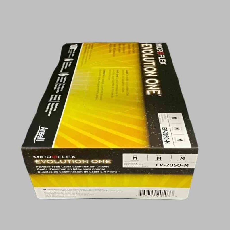 Ansell Latex Gloves Medium Microflex 10 Boxes with 100 Gloves Each Disposable Gloves Ansell