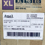 Ansell Microflex Nitrile Gloves XL Supreno EC Powder Free 10 Boxes of 50 Each Disposable Gloves Ansell