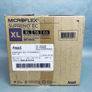 Ansell Microflex Nitrile Gloves XL Supreno EC Powder Free 10 Boxes of 50 Each Disposable Gloves Ansell