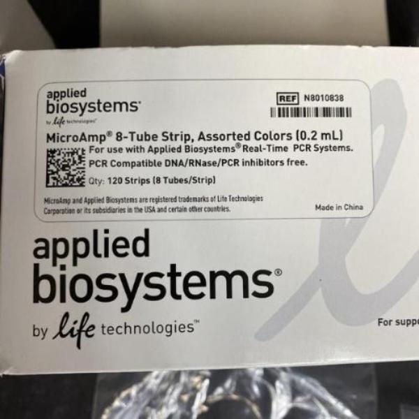 Applied Biosystems 8 Tube Strip with Dome Cap 0.2 ml 90 Strips Lab Consumables::Tubes, Vials, and Flasks Applied Biosystems