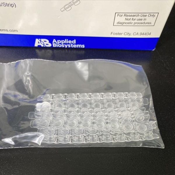 Applied BioSystems MicroAmp Optical 8 Cap Strip with Flat Top 300 Strips Lab Consumables::Tubes, Vials, and Flasks Applied BioSystems