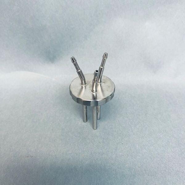 Applikon 3 Port Adapter Angled 1/8 in. Tube Studs M18 For Bio Reactor Bioreactors & Fermenters Applikon