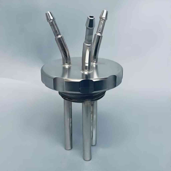 Applikon 3 Port Adapter Angled 1/8 in. Tube Studs M18 For Bio Reactor Bioreactors & Fermenters Applikon