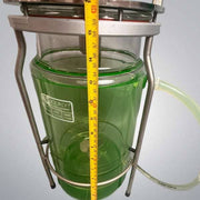 Applikon 7L Bioreactor Jacketed Glass with Headplate, Agitator, Impeller and Stand Reaction Vessels Sartorius