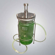Applikon 7L Bioreactor Jacketed Glass with Headplate, Agitator, Impeller and Stand Reaction Vessels Sartorius