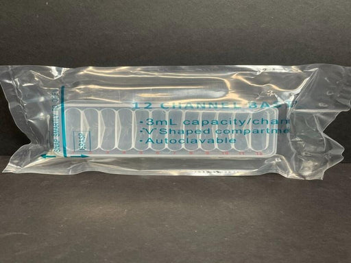 Argos Reservoir 12 Channel 3 ml Individually Sealed PP Case of 20 Basins Lab Consumables::Reservoirs Argos