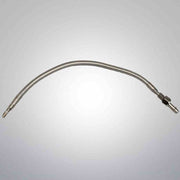 Armored Stainless Steel Hose 4250 Max PSIG 24 in. Length with CGA 540 Brass Nipple Hose & Tubing VWR