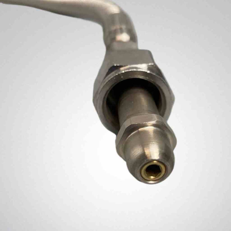 Armored Stainless Steel Hose 4250 Max PSIG 24 in. Length with CGA 540 Brass Nipple Hose & Tubing VWR