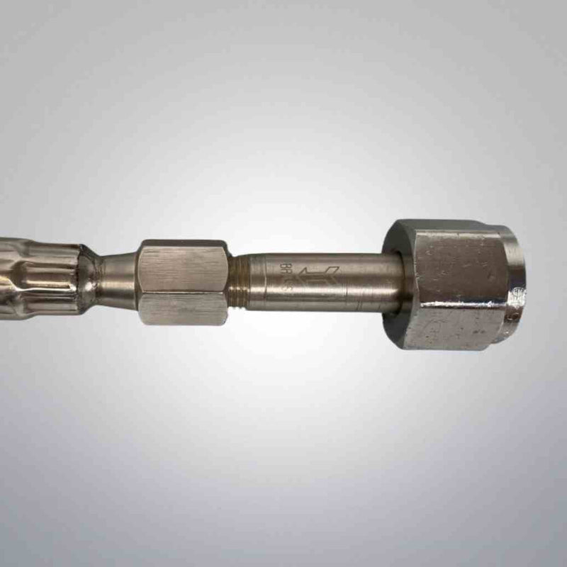 Armored Stainless Steel Hose 4250 Max PSIG 24 in. Length with CGA 540 Brass Nipple Hose & Tubing VWR