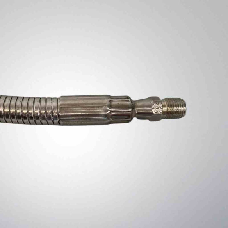 Armored Stainless Steel Hose 4250 Max PSIG 24 in. Length with CGA 540 Brass Nipple Hose & Tubing VWR