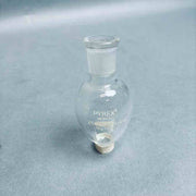 Assorted Ace 947764 Pyrex 4315-25 Pear-Shaped Flasks 25 ml 14/20 Outer Joint - Lot of 8 Flasks Jointed Glassware Ace Glass