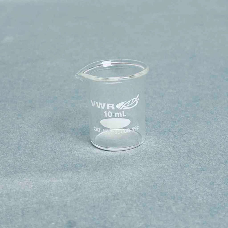 Assorted Corning PYREX and VWR 10 ml Griffin Beakers - Total of 20 Beakers Glassware Corning