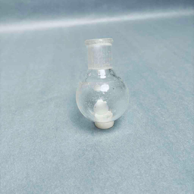 Assorted KONTES ACE Synthware Round Bottom Flasks 25 ml 14/20 Outer Joint - Total of 11 Flasks Glassware Kontes