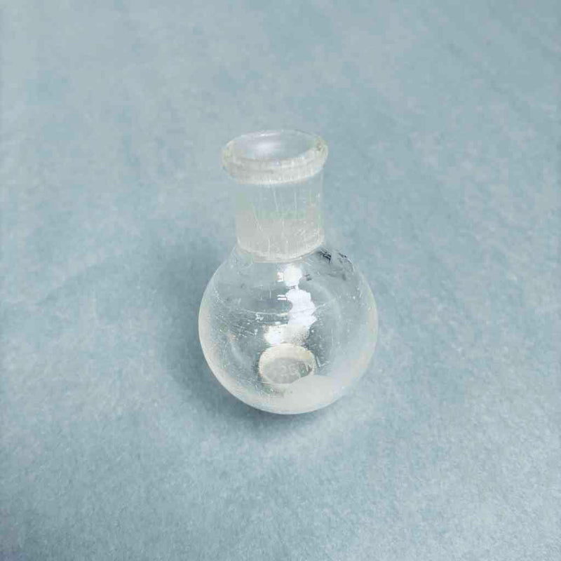 Assorted KONTES ACE Synthware Round Bottom Flasks 25 ml 14/20 Outer Joint - Total of 11 Flasks Glassware Kontes