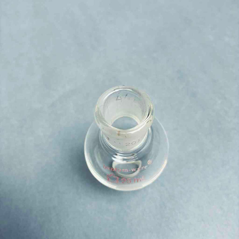 Assorted KONTES ACE Synthware Round Bottom Flasks 25 ml 14/20 Outer Joint - Total of 11 Flasks Glassware Kontes