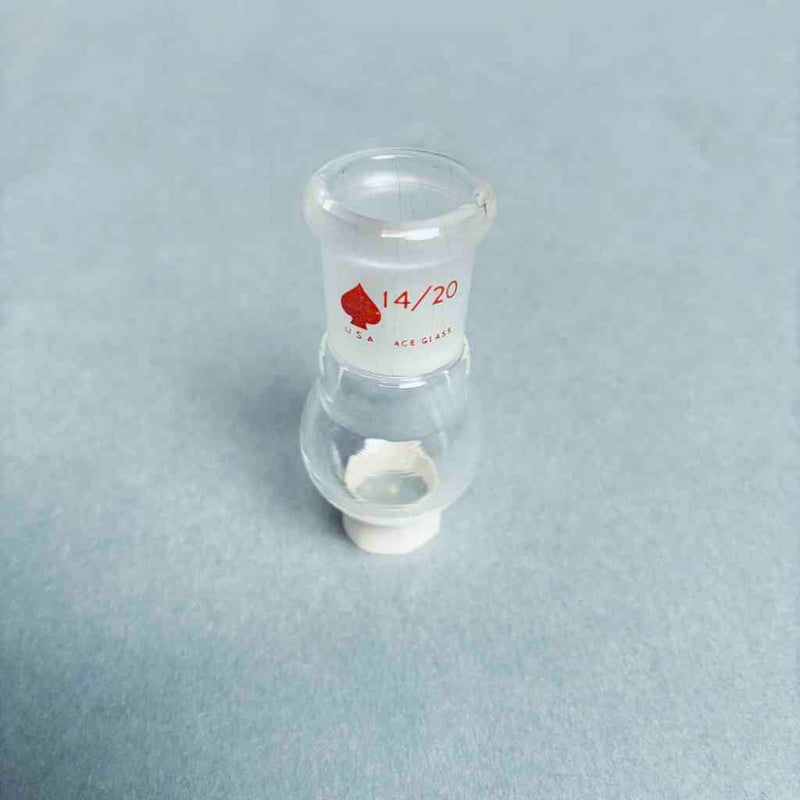 Assorted Kontes and Ace 5 ml Heavy Wall Round Bottom Flasks - Total of 8 Flasks Jointed Glassware Kontes