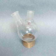 Assorted Kontes and Ace Glass 2-Neck Round Bottom Flask 14/20 Joints 100 ml Lot of 5 Flasks Jointed Glassware Kontes